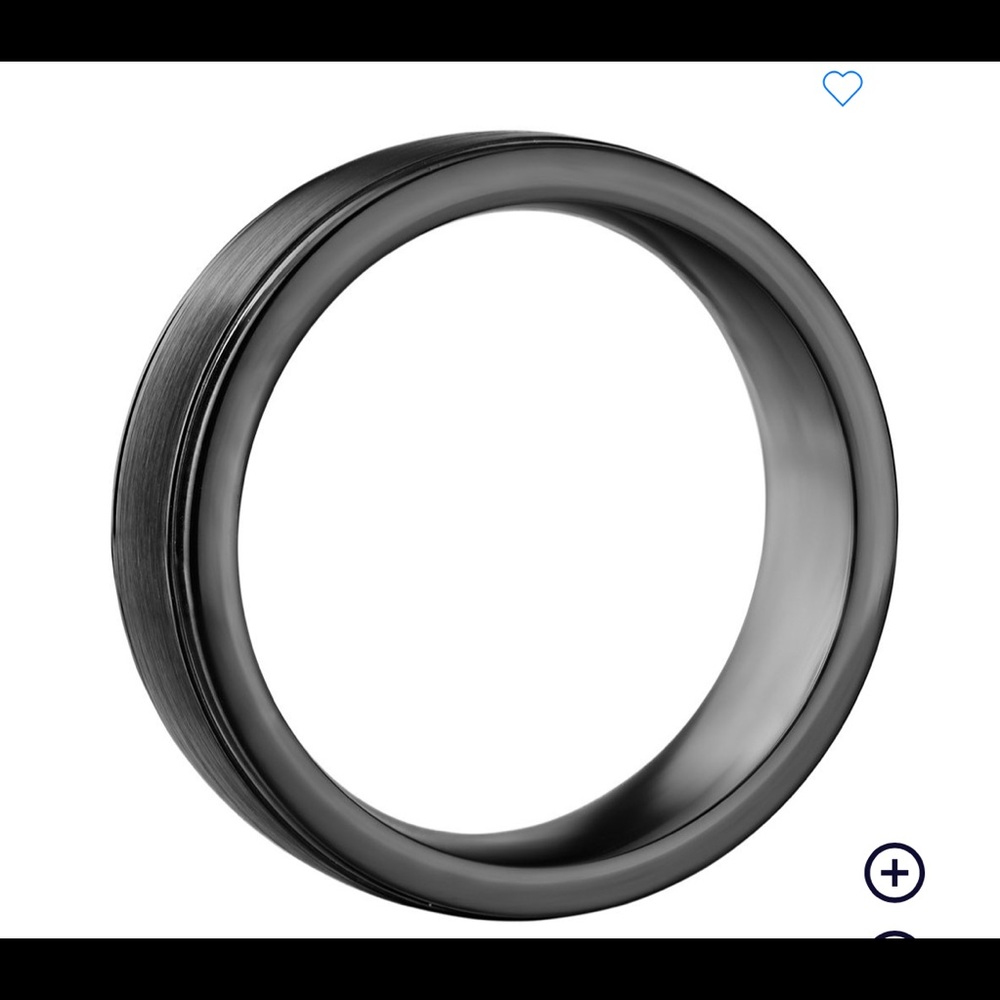 8MM Black Polished Tungsten Ring “Kingston”